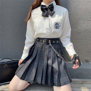 清倉下殺現貨 學生JK制服 浩海 高品質學生服 高校服 國中制服 蝴蝶結 學院風套裝 修身顯瘦 百褶裙角色扮演