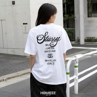 【Homieee】Stussy World Tour Tee 短袖 世界巡迴 黑白色