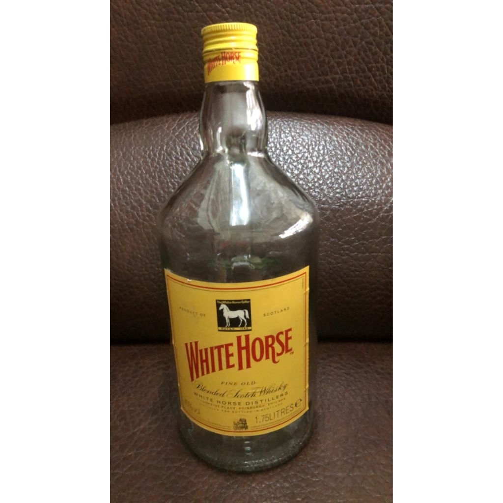 白馬威士忌空酒瓶1.75L