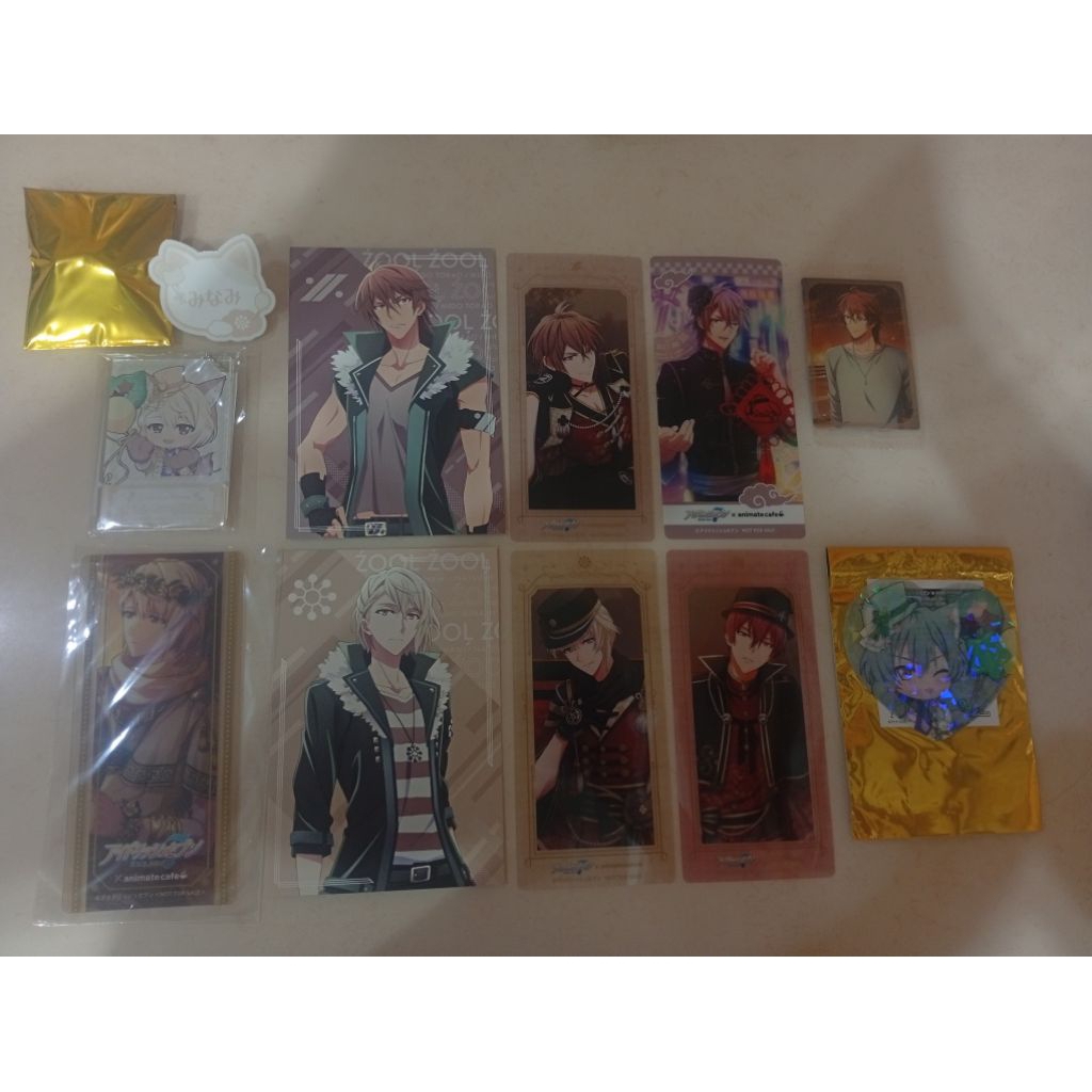 「出售」idolish7/i7/偶像星願 御堂虎於 棗巳波 特典 書籤 明信片 相卡 食玩卡 壓克力 吊飾 徽章 胸章