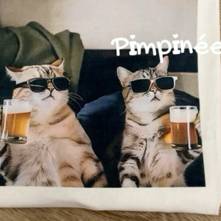 （現貨）❣️ 🍺戴墨鏡拿啤酒的兩隻貓很Chill喔#現貨#T恤#短袖#貓咪#出貨快#啤酒#純棉#熱賣款#新品