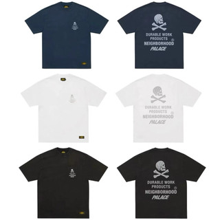 【𝑪𝑱𝑴𝑭】NEIGHBORHOOD × PALACE 26SS 聯名 骷髏字母口袋短袖T恤 水洗做舊 NBHD短T