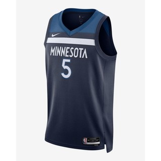 [62折代購] NIKE NBA SWGMN JSY ICN 22 明尼蘇達灰狼隊 球衣 藍白 DN2013-427