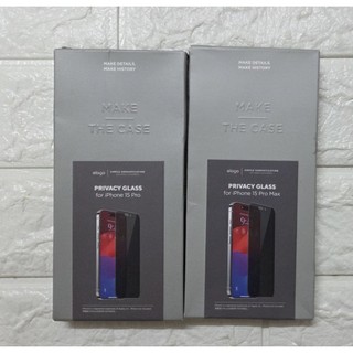🇹🇼台灣出貨 韓國 elago iPhone 15Pro/15 Pro Max 隱私玻璃保護貼