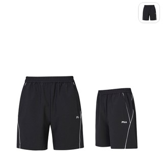 【FILA】男性 平織短褲-黑色 1SHZ-5313-BK