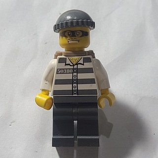 Lego 60023 絕版經典 城鎮人偶 小偷 警察系列 臉部褪色 便宜賣 二手 如圖現況售