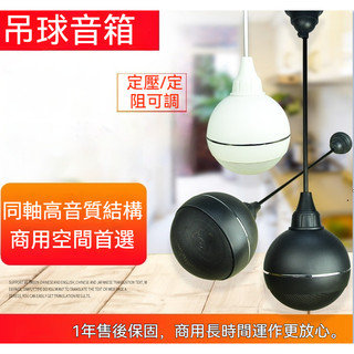 吊球喇叭 背景音樂喇叭 廣播喇叭 定壓定阻音箱 360度懸掛吊球音響 吊頂喇叭 商用音響