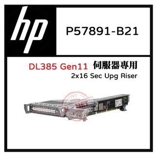 原廠 HP DL385 Gen11 P57891-B21 2x16 伺服器專用 Sec Upg Riser