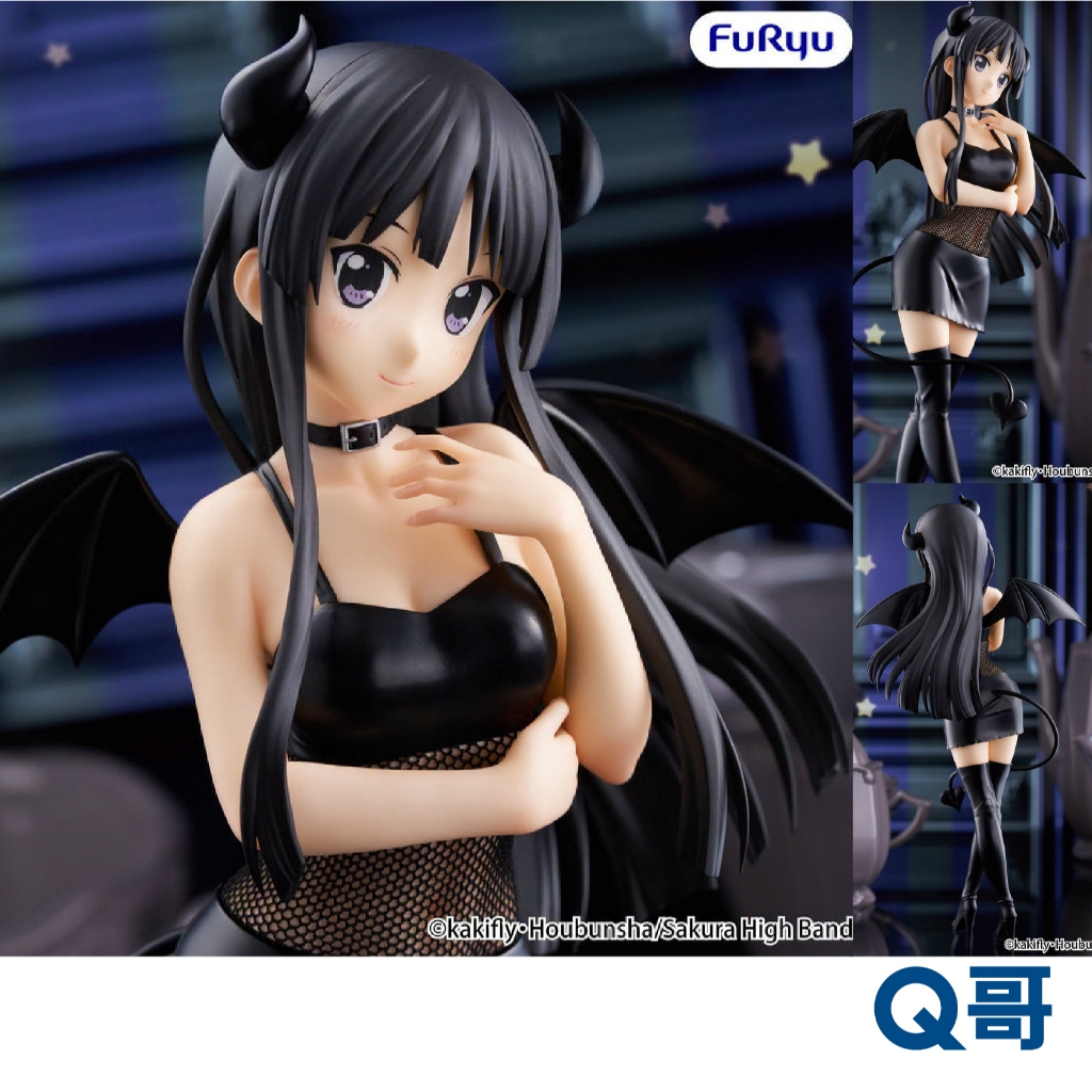 Furyu K ON！BiCute Dark 秋山澪 K-ON 輕音部 小惡魔 景品 公仔 模型 人偶 Q哥