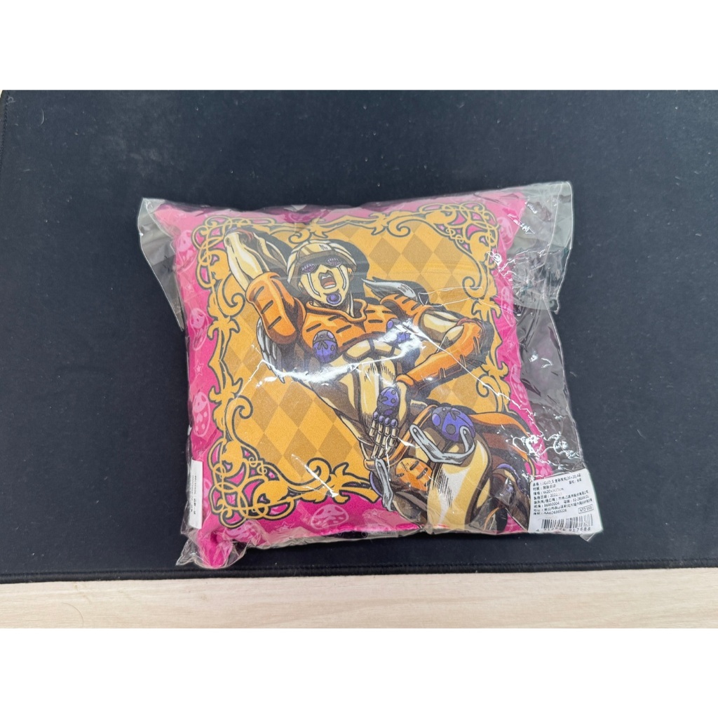 JoJo的奇妙冒險：五部黃金之風、喬魯諾·喬巴拿、抱枕、枕頭、17x17cm