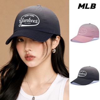 MLB 可調式軟頂 漸層尼龍棒球帽 Varsity 洋基/道奇隊 (3ACPV156N-兩款)【官方旗艦店】