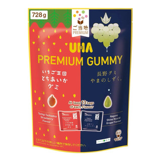 好市多代購💕 UHA 味覺糖 日本草莓 & 麝香葡萄 728公克