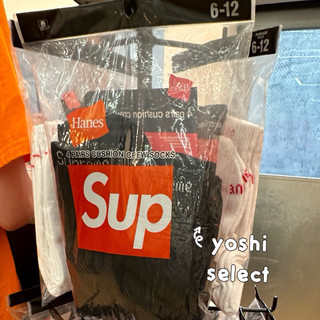 快速出貨🚚SUPREME HANES短襪 小腿肚 日本門市防水購物袋✈️日本帶回