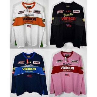 全新限量免運26ss Supreme Vanson Leathers L/S Top 聯名賽車拼接網眼運動長袖T
