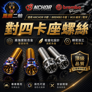 【腸腸二輪】AZ 白鐵 卡鉗座螺絲 卡座螺絲 安科卡鉗 卡座螺絲Brembo 卡鉗卡座螺絲 M10 細牙 粗牙 螺絲