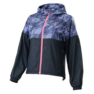 Mizuno 美津濃【授權經銷】女款【平織布面】連帽外套 防風 防潑水 保暖發熱纖維拉 鍊口袋 32TEC75509