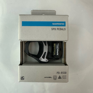 Shimano PD-R550 SPD-SL 公路車複合材質卡踏 踏板附扣片平價超值 黑色 盒裝 公路車踏板 卡踏