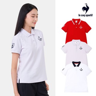 【LE COQ SPORTIF 法國公雞】吸濕排汗短袖POLO衫 女款 3色可選 LWY22041