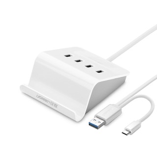 綠聯 4 Port USB3.0+OTG手機平板電腦通用集線器