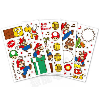 任天堂 超級瑪利歐 SUPER MARIO HOME&PARTY 大型貼紙 壁貼 牆壁貼紙 牆面貼紙 電玩 主題 台中