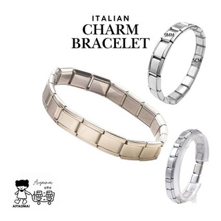 Italian Charms GELANG (18 pcs) Titanium Steel Anti karat