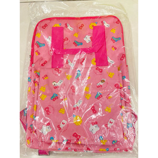全新 正版Hello Kitty手提後背包 (包裝袋有贈品字樣)