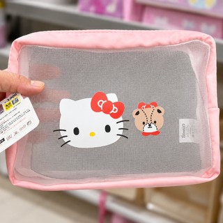 三麗鷗 Hello Kitty 立體網格收納袋 收納包 구 韓國大創代購
