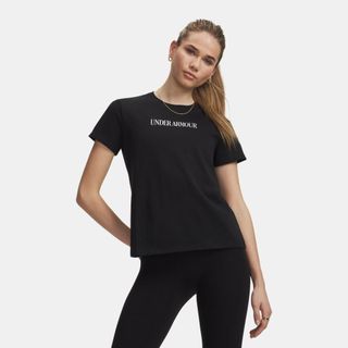 Under Armour 女 HWT Script 短T-Shirt-6013654-008