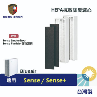 濾研所 HEPA濾網 適用 Blueair Sense Sense+ 空氣清淨機 Smokestop 活性碳濾芯