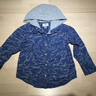 [二手] Old Navy 幼童深藍長袖有帽襯衫