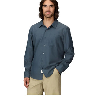 [全新正品] Marmot Aerobora AirExchange Shirt 空氣紗排汗涼感 長袖襯衫(S)