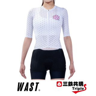 【三鉄共購】【WAST】W14-點點小花 短車衣 W14-PRO JERSEY-DOTS