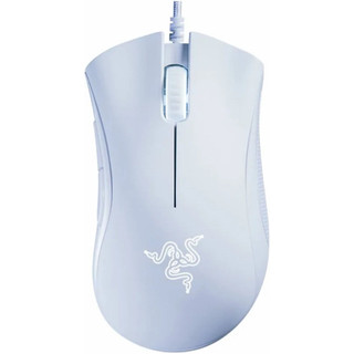Razer 雷蛇DeathAdder Essential 煉獄奎蛇 標準版有線電競滑鼠(白色)