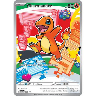 【卡牌の森】小火龍 PR 30週年 Charmander 038 英文卡 PTCG寶可夢國際版