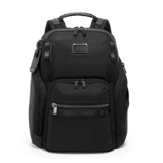 TUMI Alpha Bravo Search 彈道尼龍多功能商務後背包 - 黑色