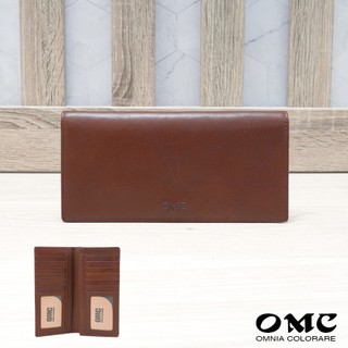 【OMC】NG福利品-展示品-小破皮+指甲印-原廠價3500-植鞣革加圍牛皮長夾