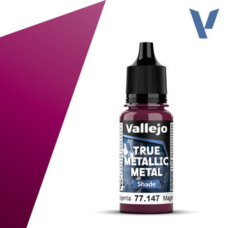 【奧丁模型】Acrylicos Vallejo 真金屬色彩：Crimson Magenta - Shade 77147