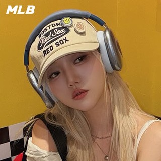 MLB 可調式軟頂棒球帽 Varsity系列 波士頓紅襪隊 (3ACPV055N-43BGL)【官方旗艦店】