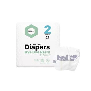Parasol Clear + Dry™ 新科技水凝尿布 工藝升級版