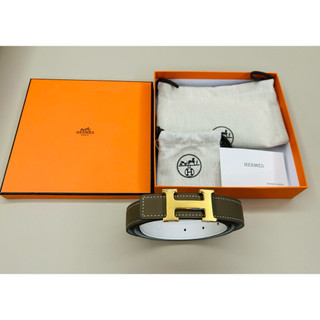 愛馬仕 Hermes 經典 Constance 雙麵皮帶，自購皮帶 全新未使用過，保證原廠正品，特價發售
