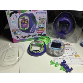 【二手】萬代 Tamagotchi Uni 惡魔限定款 塔麻可吉（配件齊全/已改殼）內含7個豐富DLC 電子雞 寵物機