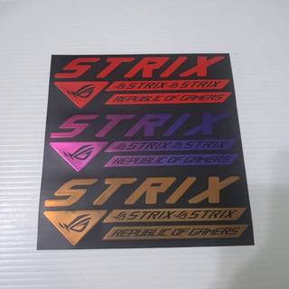 ASUS華碩 ROG Strix 裝飾貼紙 收收藏貼紙 信仰商品標籤貼