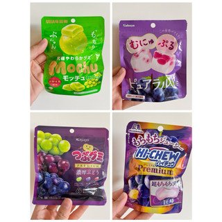UHA味覺糖 白葡萄UHA 軟糖 mochu KABAYA 葡萄軟糖 Kasugai 脆皮軟糖 濃厚葡萄味 嗨啾軟糖