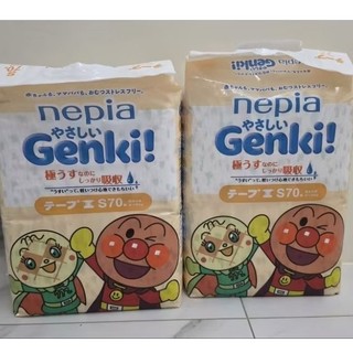 Nepia Genki 日本麵包超人s號尿布 2包+27散