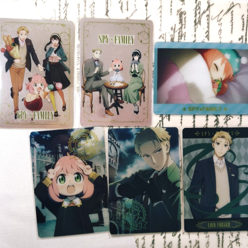 ฅ^ ･ﻌ･ ^ฅ 【現貨】SPY×FAMILY 間諜家家酒 Bandai 日版 收藏卡 黃昏 洛伊德 約兒 安妮亞