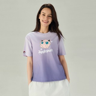 GIORDANO 女裝寶可夢印花短袖T恤 Pokémon系列 05396655