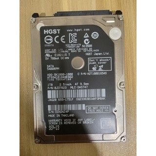 HGST 1TB SATA 2.5吋硬碟 9.5mm 5400轉