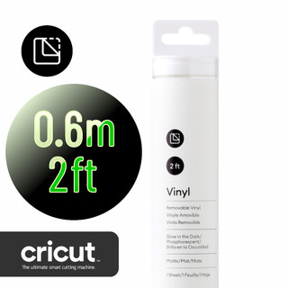 Cricut 膠膜 可撕除型 夜光 貼紙 Glow-in-the-Dark Vinyl / Removable