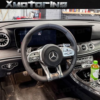 XM碳纖維精品 BENZ AMG樣式 方向盤 透氣皮 賓士方向盤