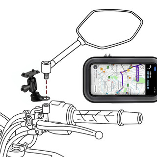 SYM CLBCU 125 ADXTG GP125 MMBCU158 Fiddle 防水 機車 支架 摩托車 手機架